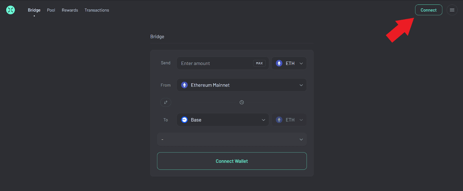 Crypto Bridging Made Simple (Graphic 1) Connect your wallet to Across.